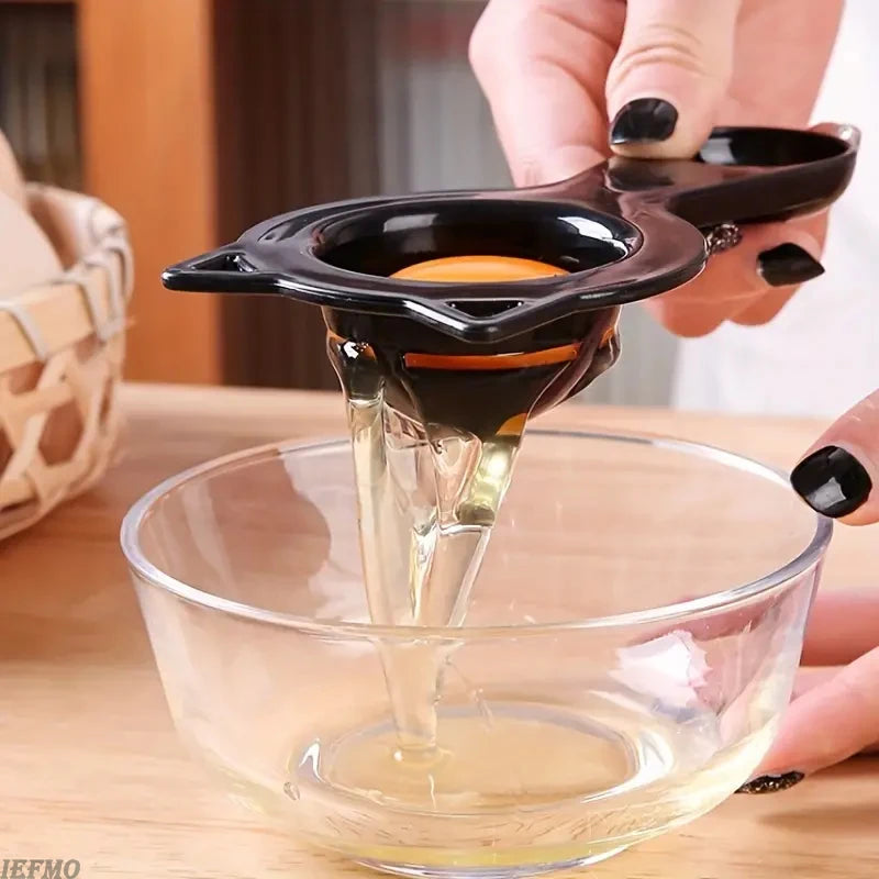 2-in-1 Cute Cartoon Cat Egg Separator & Measuring Cup Easy Yolk & White Filter for Baking and Cooking, Perfect Kitchen Gadget