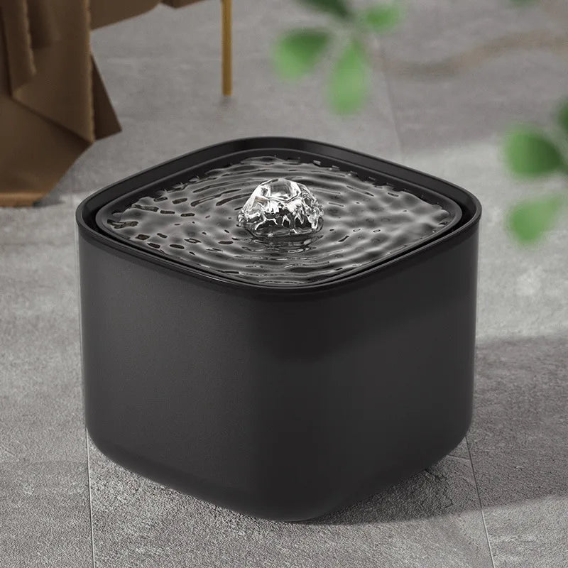 Pet Water Fountain Automatic Induction Circulating Filtering Cat Water Drinker USB Electric Mute Cats Water Dispenser