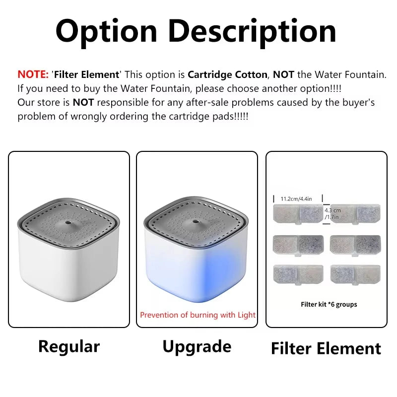 Pet Water Fountain Automatic Induction Circulating Filtering Cat Water Drinker USB Electric Mute Cats Water Dispenser