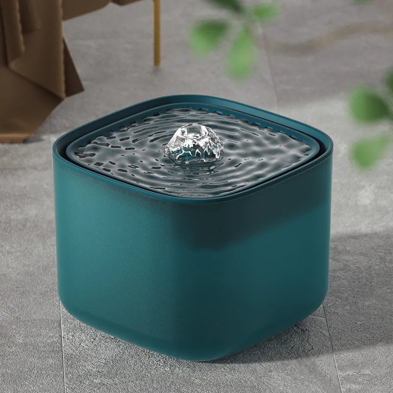 Pet Water Fountain Automatic Induction Circulating Filtering Cat Water Drinker USB Electric Mute Cats Water Dispenser
